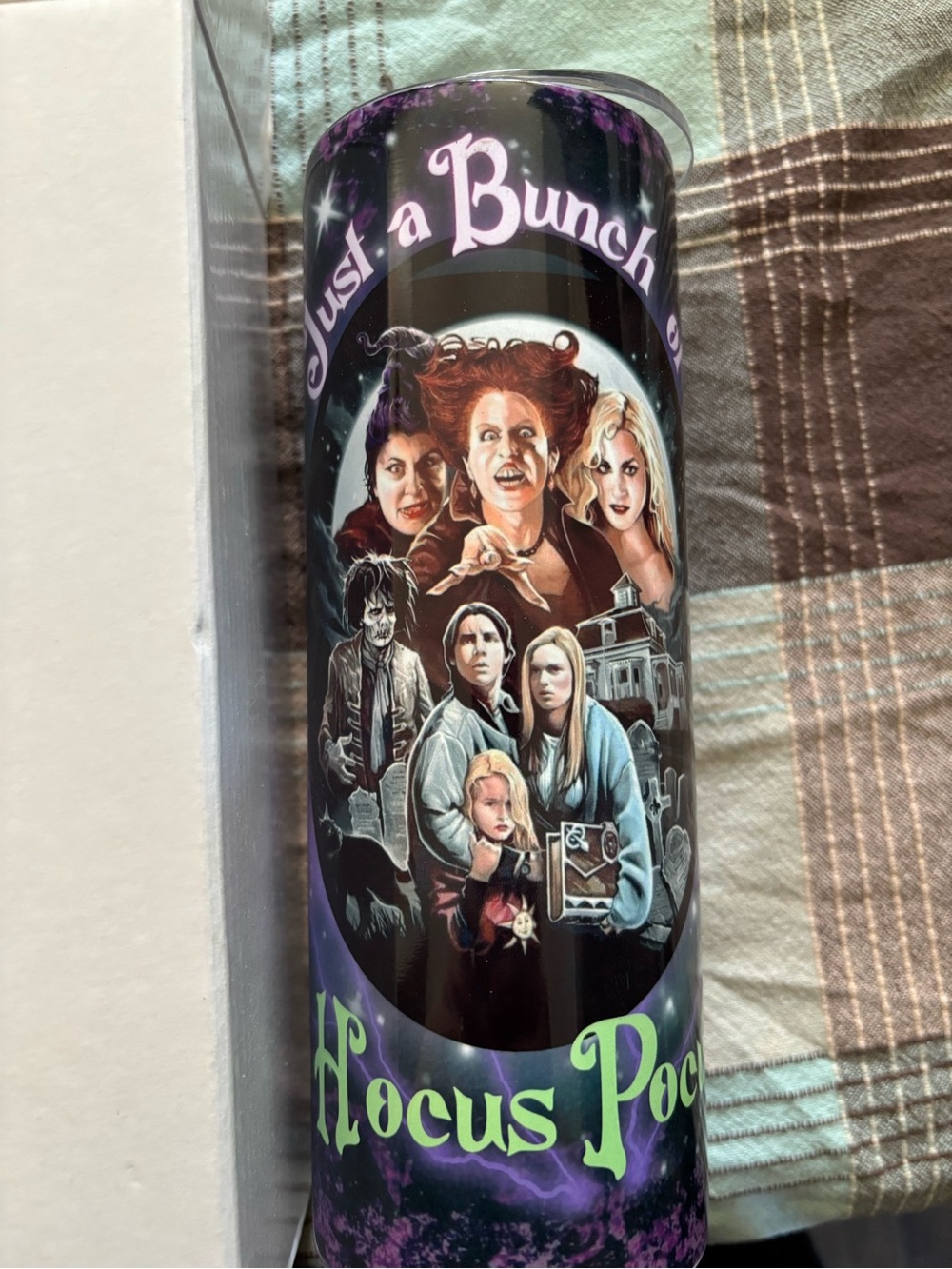 Hocus Pocus Illustrated Collector Tumbler - Black & Purple